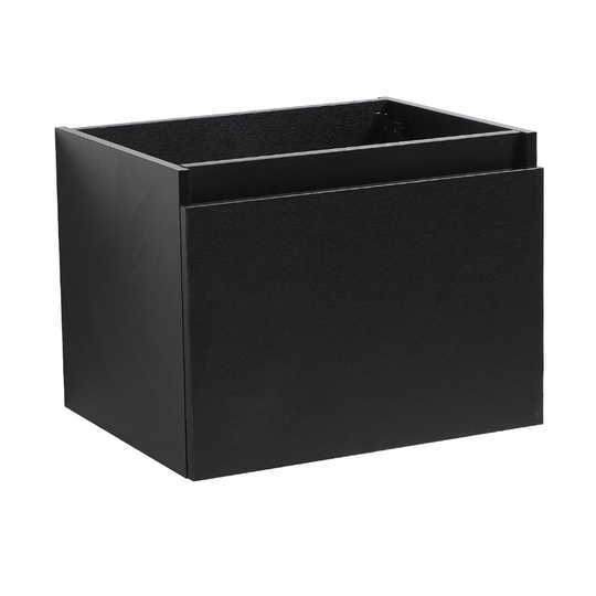 Fresca Nano 23.38-in Black Bathroom Vanity Cabinet