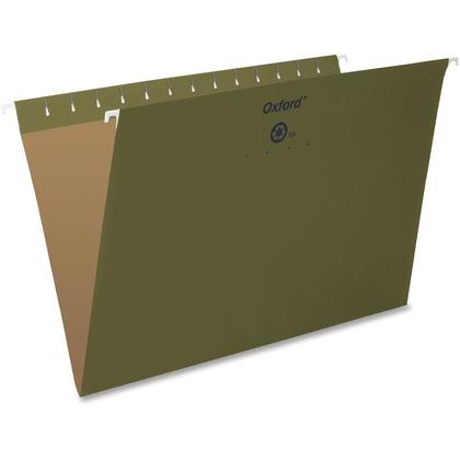 Pendaflex@ Essentials Esselte Oxford Colored Hanging File Folders - Green ,Legal 732537