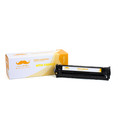 Compatible HP Color LaserJet CM1312NFI Yellow Toner Cartridge - Moustache
