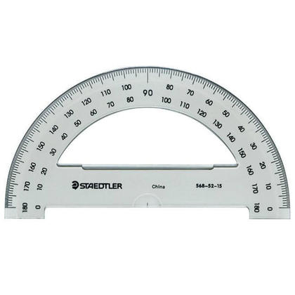 STAEDTLER@ Angle Measuring Tool Protractor (180°, 6'') 195222