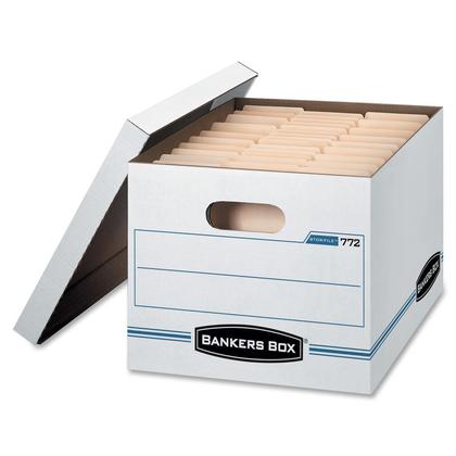 Bankers Box@ Stor/File Letter/Legal Size Basic-Duty Storage Box, 25/Pack (00772)