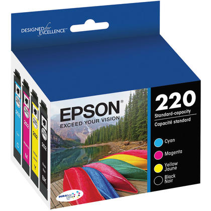 Epson T220 T220120-BCS Black & Color Ink Cartridge Combo