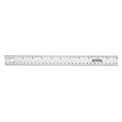 Rigid plastic ruler