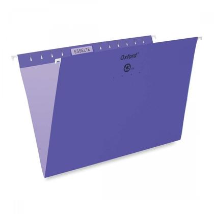 Pendaflex@ Essentials Esselte Oxford Colored Hanging File Folders - Violet ,Legal 486480