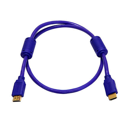 3ft 28AWG High Speed HDMI® Cable w/Ferrite Cores - (8 Colors Available) - Monoprice - 3Ft, Purple
