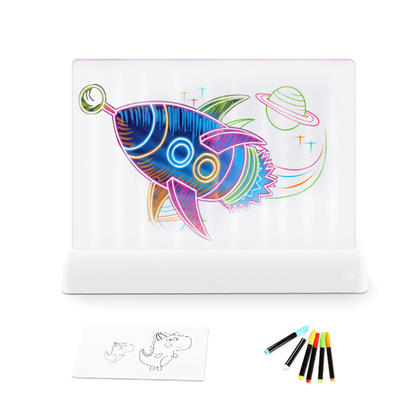 3D Magic Pad, Light Up Drawing Board - White