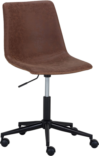 Cal Office Chair (Antique Brown)