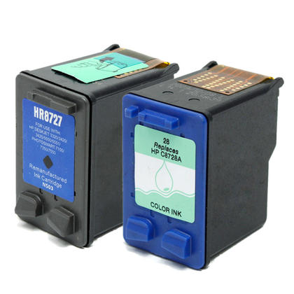 Compatible HP PSC 1311 Ink 27 C8727AN HP 28 C8728AN Black and Color Combo