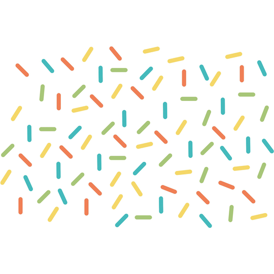 WallPops Sprinkle Rainbow Wall Art Kit
