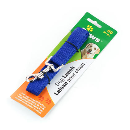 Classic Solid Color Dog Leash, 60" x 3/4", 1 Randomized Color Per Pack
