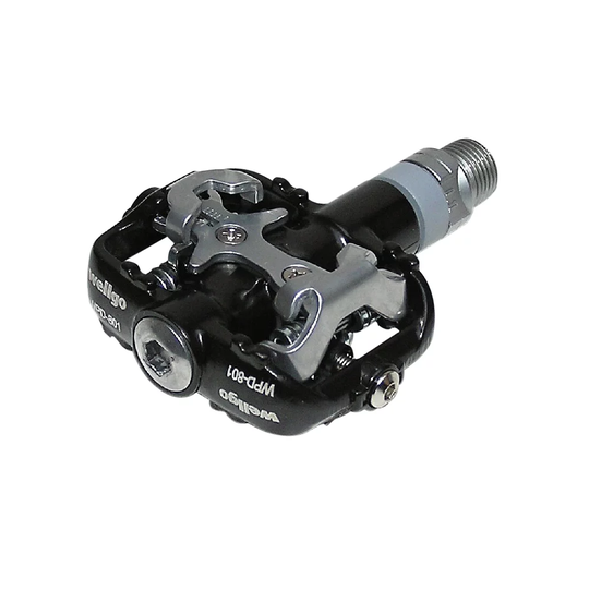 Wellgo WPD801 SPD Clipless MTB Pedals - Black