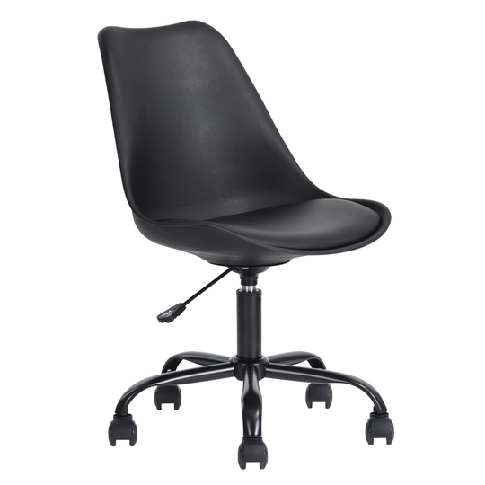 Homycasa Curve Style Swival Office Chair - Black