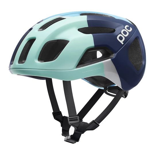 POC Ventral Air SPIN Helmet - L} - Color Splashes Multi Basalt Blue Matt