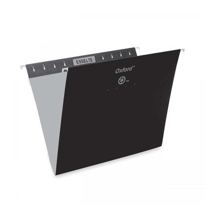 Pendaflex@ Essentials Esselte Oxford Colored Hanging File Folders - Black ,Letter 486555