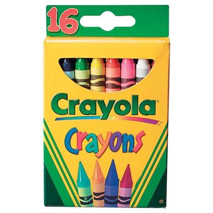 Crayola Markers Classic Wax Crayons Colors Pack - box 16 129874