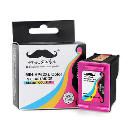 Compatible HP 62XL C2P07AN Tri-color Ink Cartridge High Yield - Moustache®