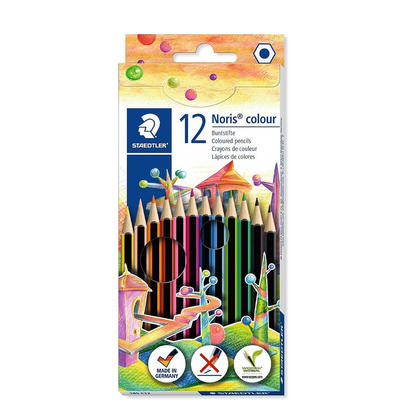 Staedtler Noris Colored Pencils, Assorted Color, 12/Pack 1002922