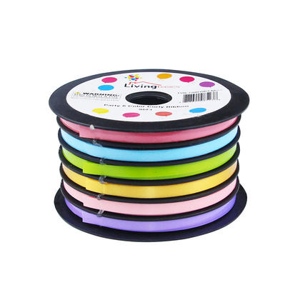 Mix Party 6 Light Color Curly Ribbon 96Ft