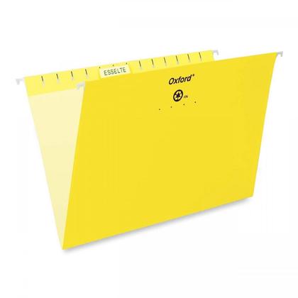 Pendaflex@ Essentials Esselte Oxford Colored Hanging File Folders - Yellow ,Legal 486399