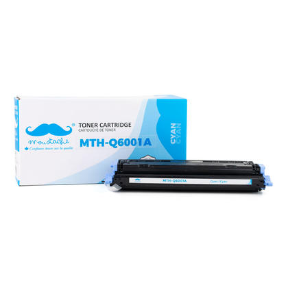Compatible HP Color LaserJet 2600N Cyan Toner Cartridge - Moustache