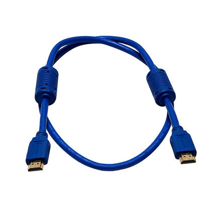 3ft 28AWG High Speed HDMI® Cable w/Ferrite Cores - (8 Colors Available) - Monoprice - 3Ft, Blue
