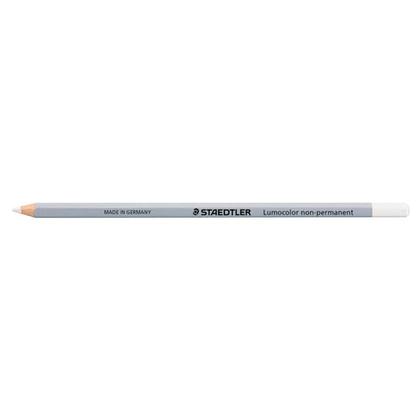 Staedtler@ Lumocolor Non-permanent Omnichrom Coloured Pencil , 12/Box - White 474254