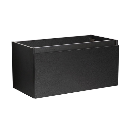 Fresca Mezzo 35.2-in Black Bathroom Vanity Cabinet