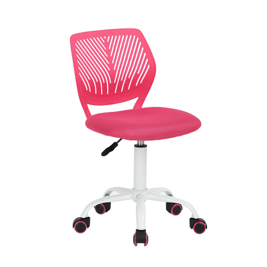 Homycasa CARNATION Colorful Office Chair Breathable Mesh with 5 Casters - Pink
