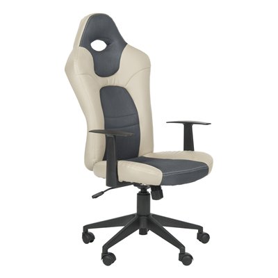 Safavieh 40.2-in Grey Belinda Desk Chair
