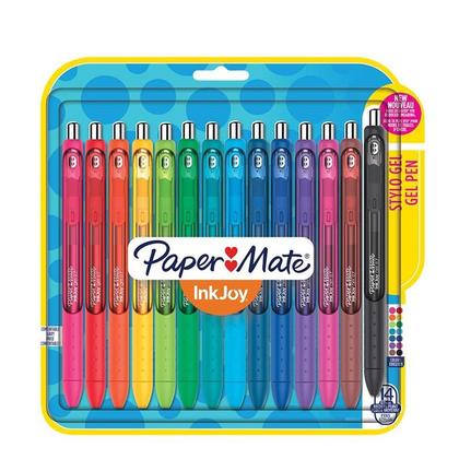 Paper Mate@ InkJoy@ Retractable Gel Pens 0.7mm Medium Point Assorted Color